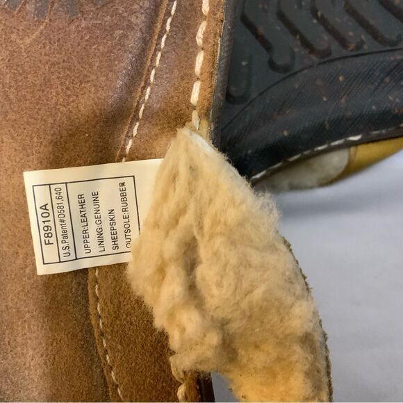 UGG Hamoa 1791 Sheepskin Lining Women Flip Flop Thong Sandals Brown Size 9 - Picture 13 of 15